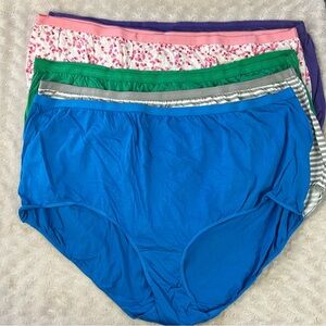 Comfort Choice Cotton Brief Underwear Bundle Size 14